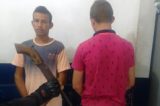 Polícia prende dois indivíduos armados