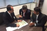 Em Brasília, Julio Lossio e Edinaldo Lima buscam apoio para construção de anel viário