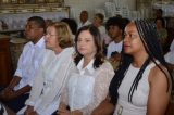 Comunista (?) inicia campanha pedindo as bênçãos de Santo