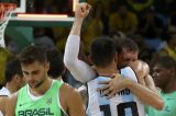 Em jogo de arrepiar, Argentina vence o Brasil após duas prorrogações no basquete