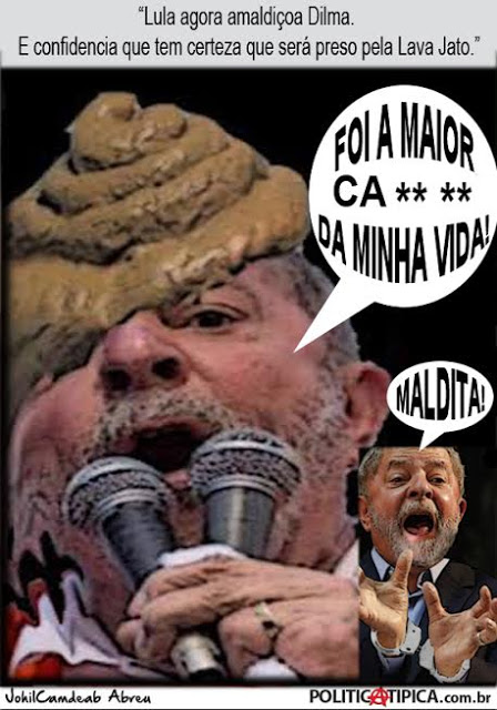 lula bosta na cabeça