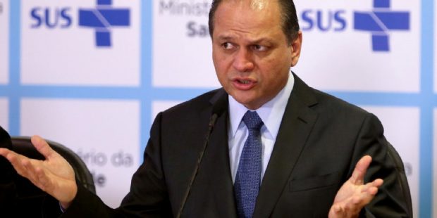 Brasília - O ministro da Saúde, Ricardo Barros, concede sua primeira entrevista coletiva à imprensa sobre assuntos relacionados à pasta (Wilson Dias/Agência Brasil)