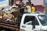 População faz coleta de lixo em Pilão Arcado