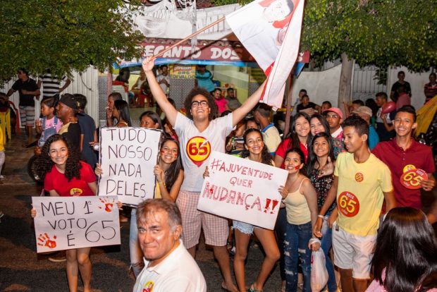 A juventude estava na puxada