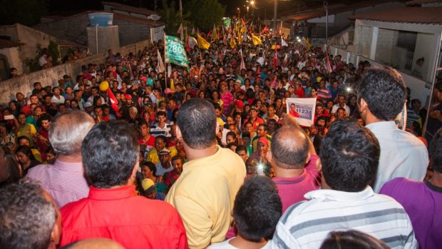 Na rua o povo mostrou-se livre