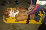 Acidente no bairro Castelo Branco, em Juazeiro