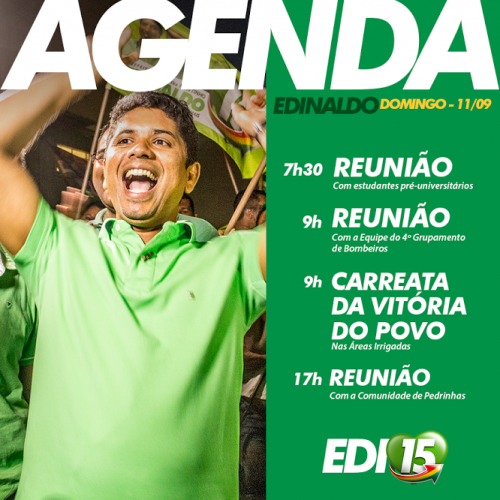 agenda de edinaldo