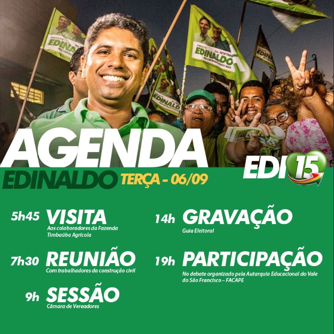 agenda de edinaldo