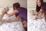Vídeo de jovem maltratando cachorro viraliza e internautas pedem punição para ela