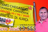 Cícero José convida militância para carreata no Alto do Cruzeiro