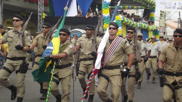 desfile da policia