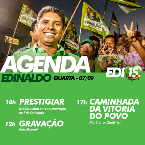 edinaldo hoje