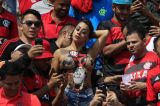 Torcedora do Flamengo já foi seminua a outras partidas do clube