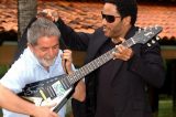 Filho de Lula tentou surrupiar guitarra doada por astro do rock ao Fome Zero
