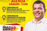 Agenda de Paulo Bomfim (PCdoB) coligação “Prá Juazeiro Mudar Mais” para este sábado (17)