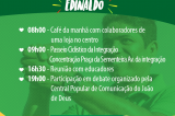 Agenda Edinaldo Lima para este sábado (24)