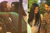 Cristiana Oliveira curte a noite aos beijos com ator eleito Mister Brasil 2014