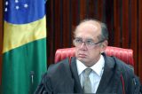 Gilmar Mendes é recebido com tomatadas por manifestantes que cobram seu impeachment (Veja o Vídeo)
