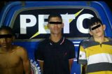Três homens são presos acusados por tráfico de drogas em Juazeiro