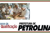 Prefeitura de Petrolina oferece 150 vagas para cursos na área de gastronomia