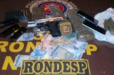 Policia apreende arma de fogo e droga em Juazeiro