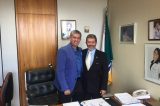 Gonzaga Patriota recebe a visita do prefeito eleito Clebel Cordeiro Gonzaga Patriota recebe a visita do prefeito eleito Clebel Cordeiro