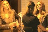 Ivete Sangalo é assediada por fã mais eufórica durante rara aparição