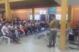 Efetivo de Pelotão de Trânsito realiza palestra no C-1 em Petrolina