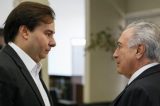 Maia diz que ‘não há motivo para aceitar pedido impeachment de Temer’