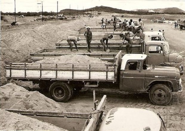 inicio da construção da barragem de sobradinho