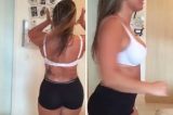 Fani exibe o corpo e o bumbum maior após ganhar 15kg: ‘Gordinha sexy’; vídeo