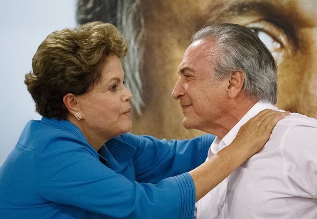 dilma e temer namorando