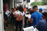 Comerciário de Petrolina vão às ruas informar sobre os prejuízos da Terceirização e das reformas do governo Temer
