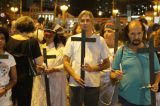 Em protesto, grupo contesta fala de Paulo Câmara sobre violência