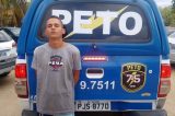 Assaltante é preso pelo PETO 75 em Juazeiro