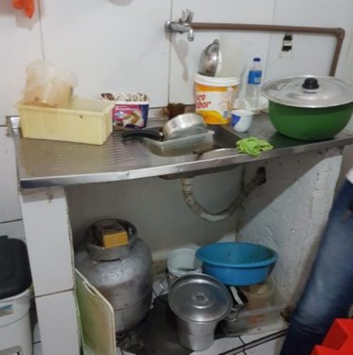 interditando restaurante