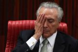 Terra arrasada: Temer demonstra abatimento