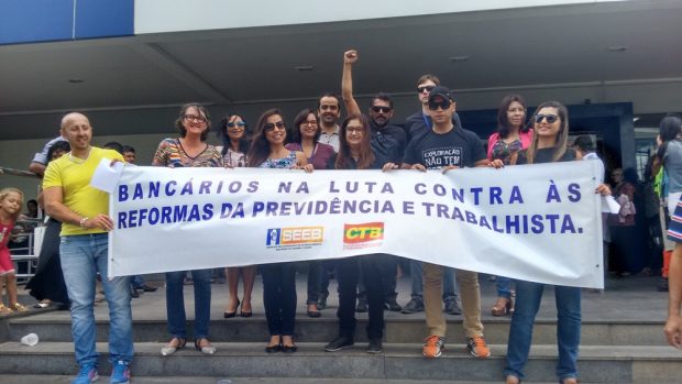 bancarios na greve geral