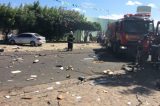 Polícia registra incêndio com explosão em barraca