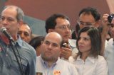 Ciro aplaudido por estudantes Ciro aplaudido por estudantes