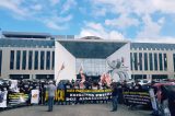 Protesto pede o julgamento dos assassinos de Colombiano e Catarina