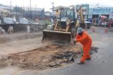 Operação Tapa Buraco recupera trecho da BA-210 no entorno do Mercado do Produtor