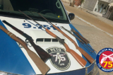 75ª CIPM apreende armas de fogo no interior de Juazeiro