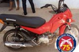 Policia apreende motocicleta irregular no Mandacaru, em Juazeiro
