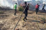 Incêndio atinge terreno da Escola Agrotécnica, em Juazeiro
