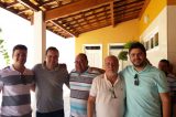 Zé Filho recebe visita de Elmar e Diego