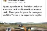 Polêmica em Uauá sobre limpeza de barragem
