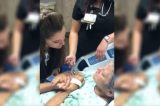 Enfermeira canta para paciente com câncer terminal e vídeo emociona web