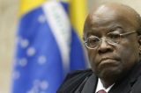 ‘Não sei como PMDB, PSDB e PT têm coragem de lançar candidatos’, diz Joaquim Barbosa