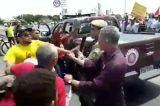 [Vídeo] Protesto dos Sem terra: Confusão na ponte durante ação da Rodesp Norte